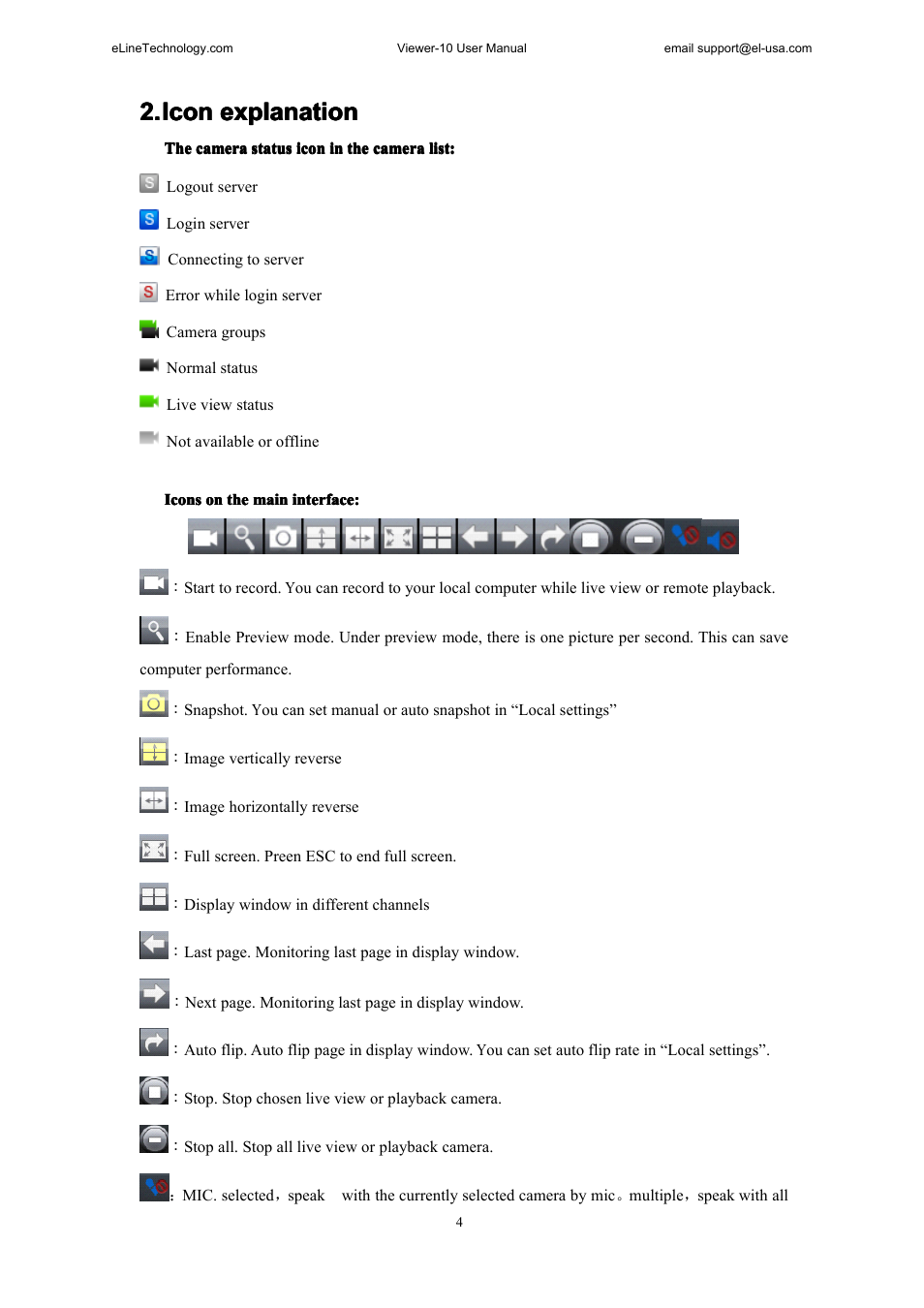 Con explanation | eLine Technology SNI-Viewer User Manual | Page 5 / 19