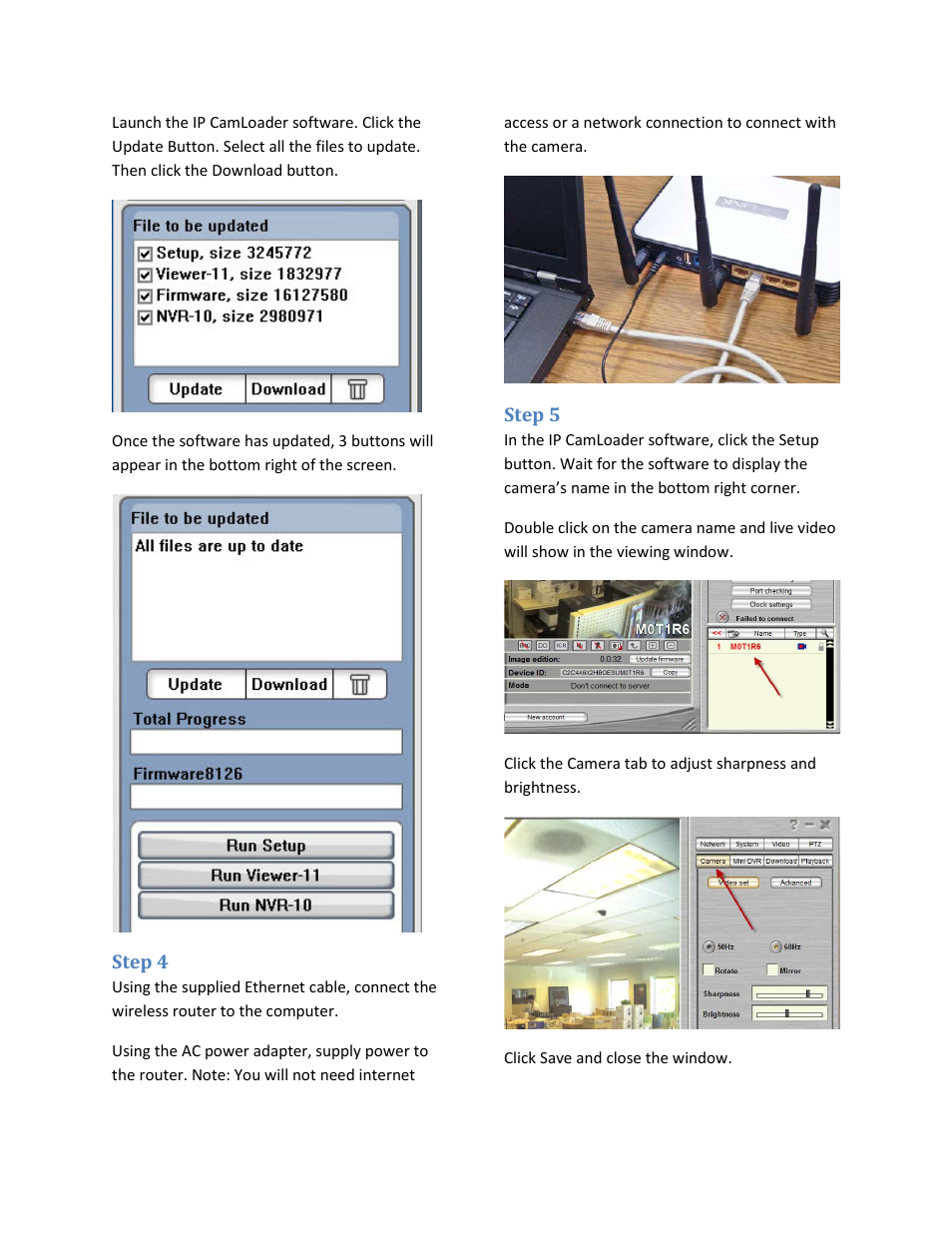 Step 4, Step 5 | eLine Technology Covert 3-Ring Binder Camera User Manual | Page 2 / 3