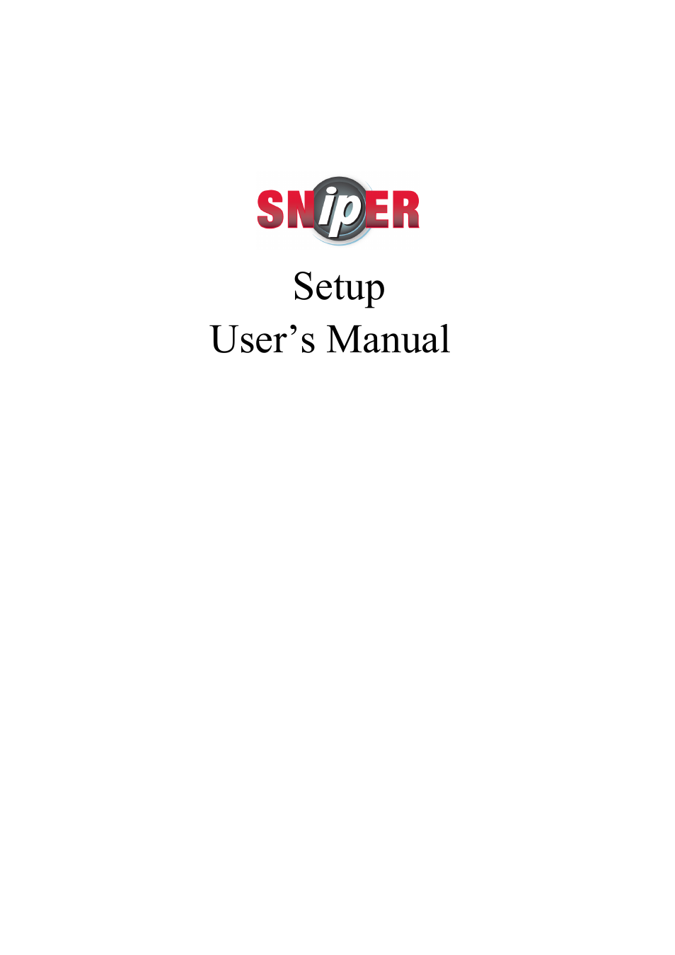 eLine Technology SNI-CamSetup User Manual | 44 pages