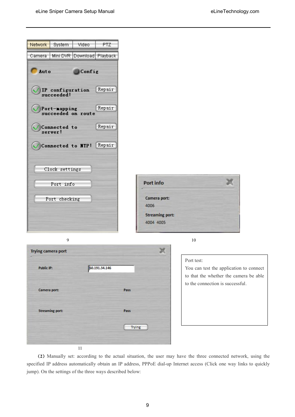 eLine Technology SNI-CamSetup User Manual | Page 10 / 44