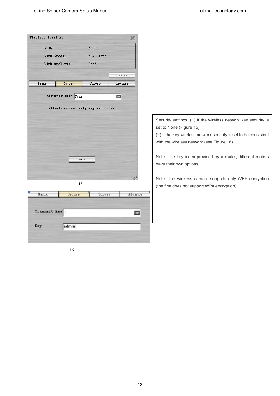 eLine Technology SNI-CamSetup User Manual | Page 14 / 44