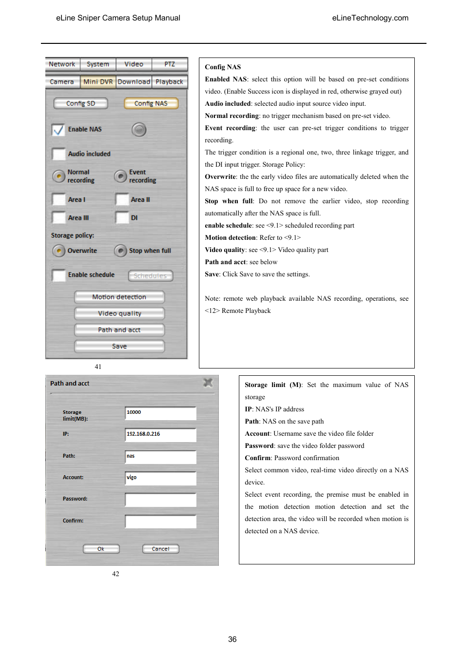 eLine Technology SNI-CamSetup User Manual | Page 37 / 44