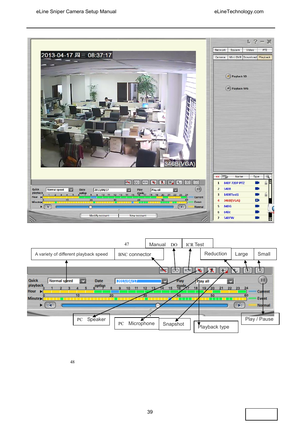 eLine Technology SNI-CamSetup User Manual | Page 40 / 44