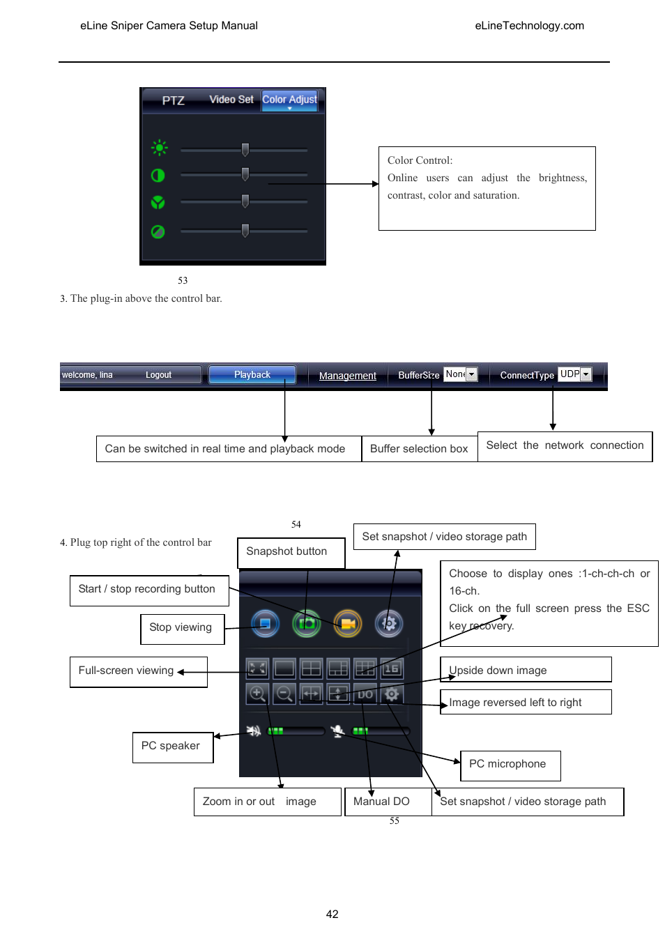 eLine Technology SNI-CamSetup User Manual | Page 43 / 44