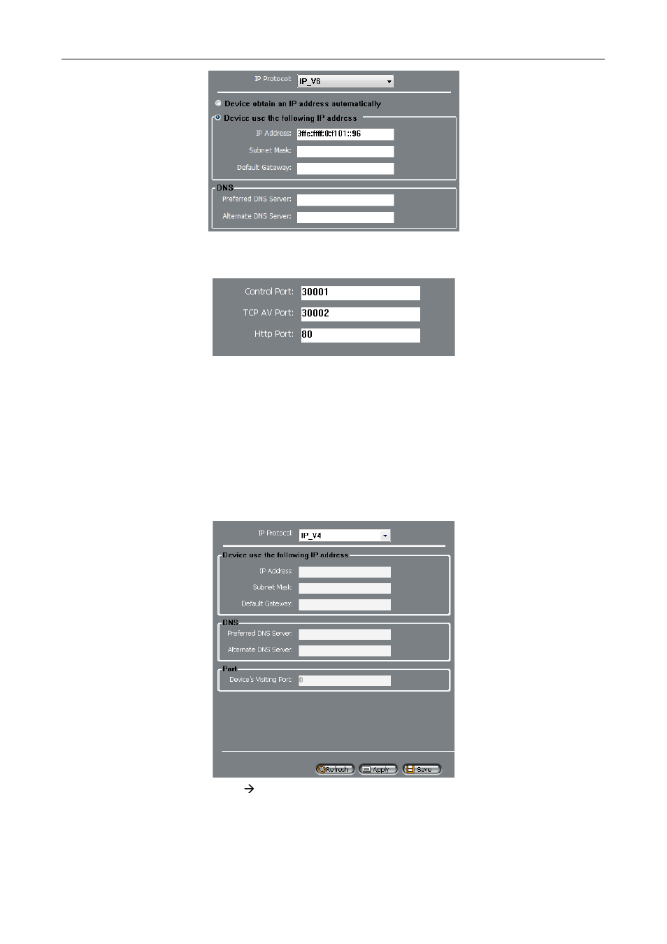 Device port, Adsl network parameters | eLine Technology SIP_NVMS User Manual | Page 26 / 50