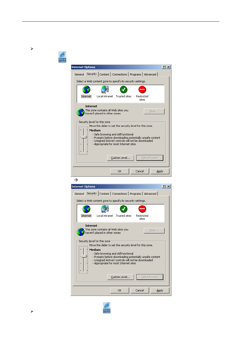 How to access the "ip camera" through ie | eLine Technology SIP_NVMS User Manual | Page 48 / 50