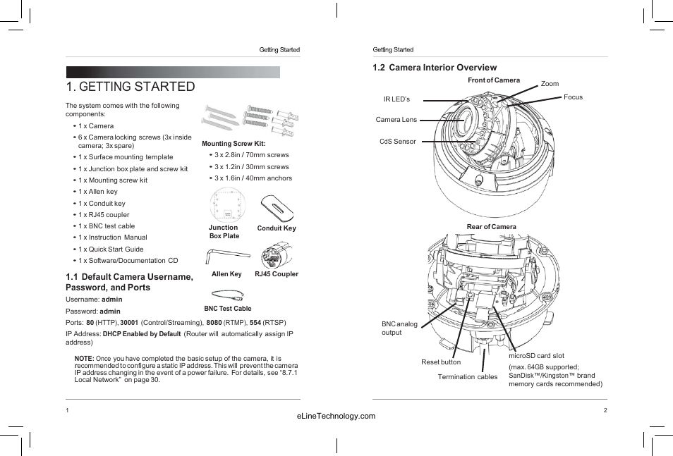 Getting started | eLine Technology SIP-VD-R User Manual | Page 6 / 38