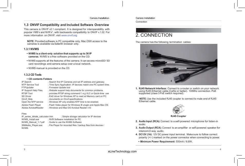 Connection | eLine Technology SIP-VD-R User Manual | Page 7 / 38