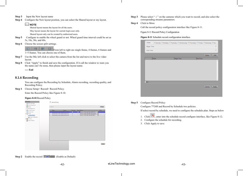 eLine Technology SIP-NVR User Manual | Page 22 / 34