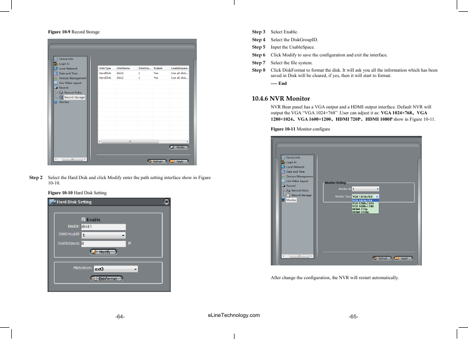 eLine Technology SIP-NVR User Manual | Page 33 / 34