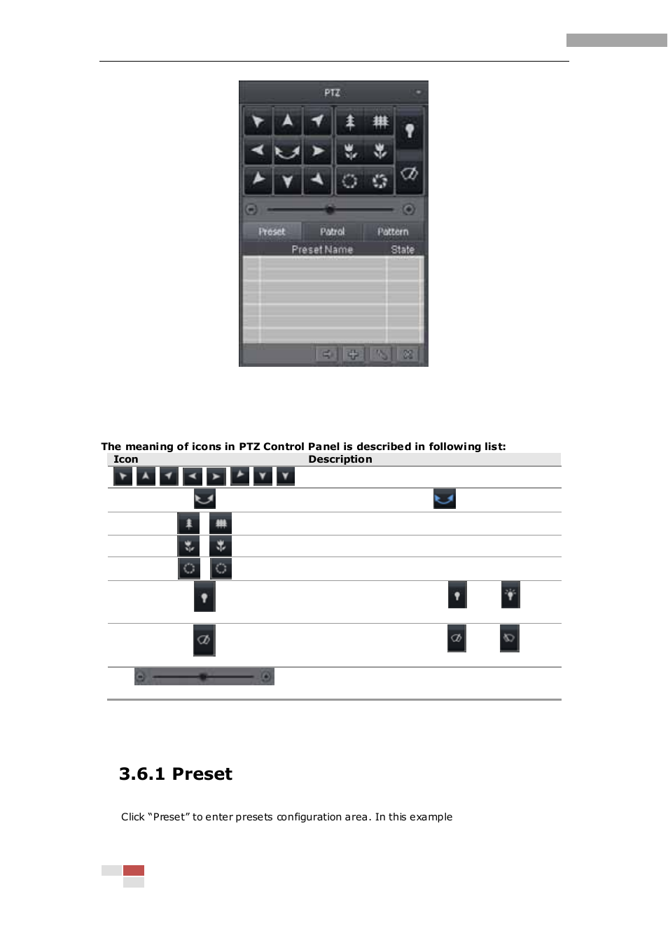 1 preset | eLine Technology iVMS-2000 V2.0.2 User Manual | Page 33 / 113