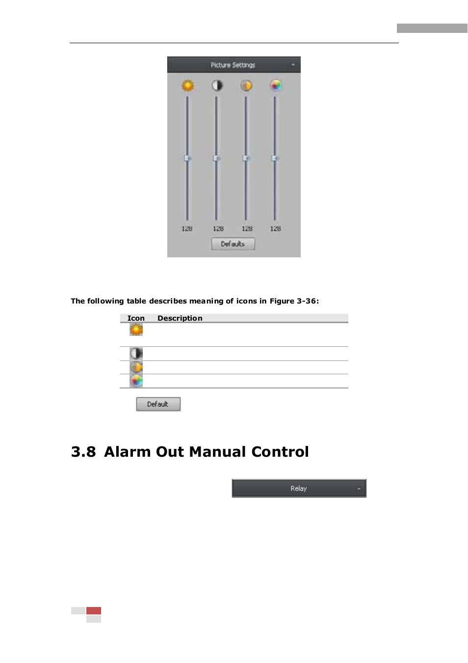8 alarm out manual control | eLine Technology iVMS-2000 V2.0.2 User Manual | Page 39 / 113