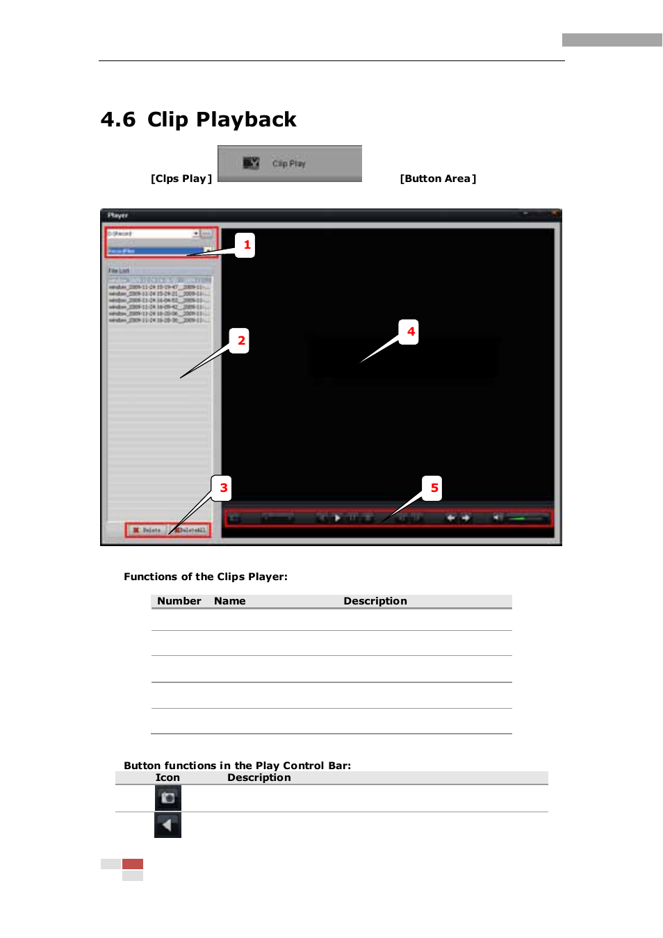 6 clip playback | eLine Technology iVMS-2000 V2.0.2 User Manual | Page 60 / 113