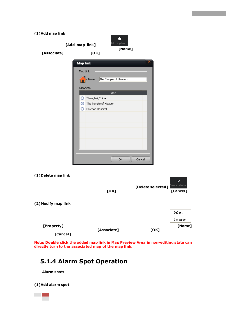 4 alarm spot operation | eLine Technology iVMS-2000 V2.0.2 User Manual | Page 71 / 113