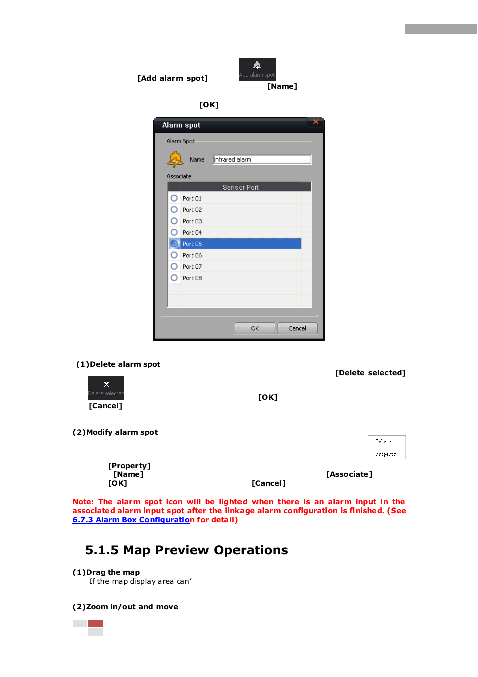 5 map preview operations | eLine Technology iVMS-2000 V2.0.2 User Manual | Page 72 / 113