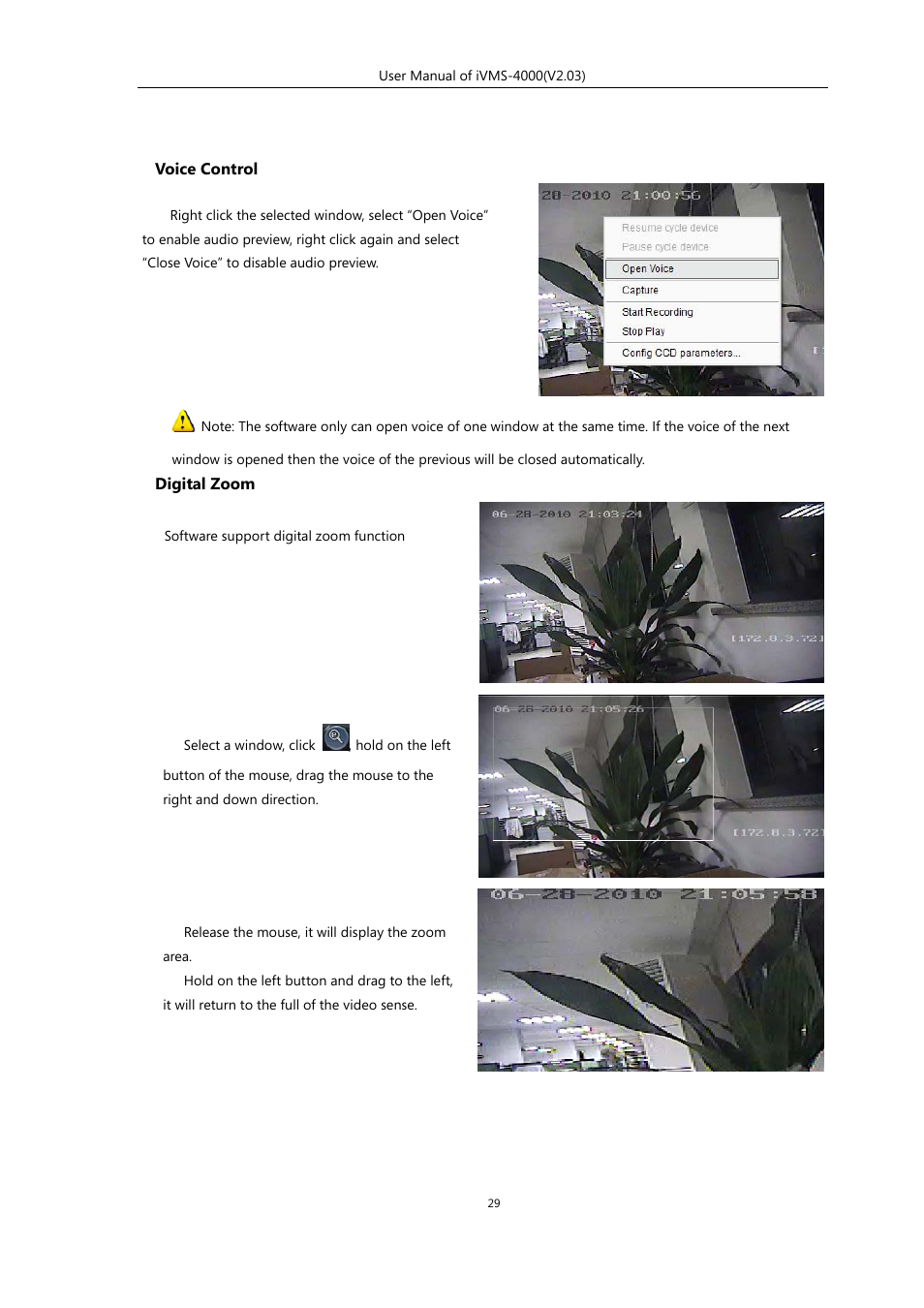 eLine Technology iVMS-4000 V2.03 User Manual | Page 30 / 112