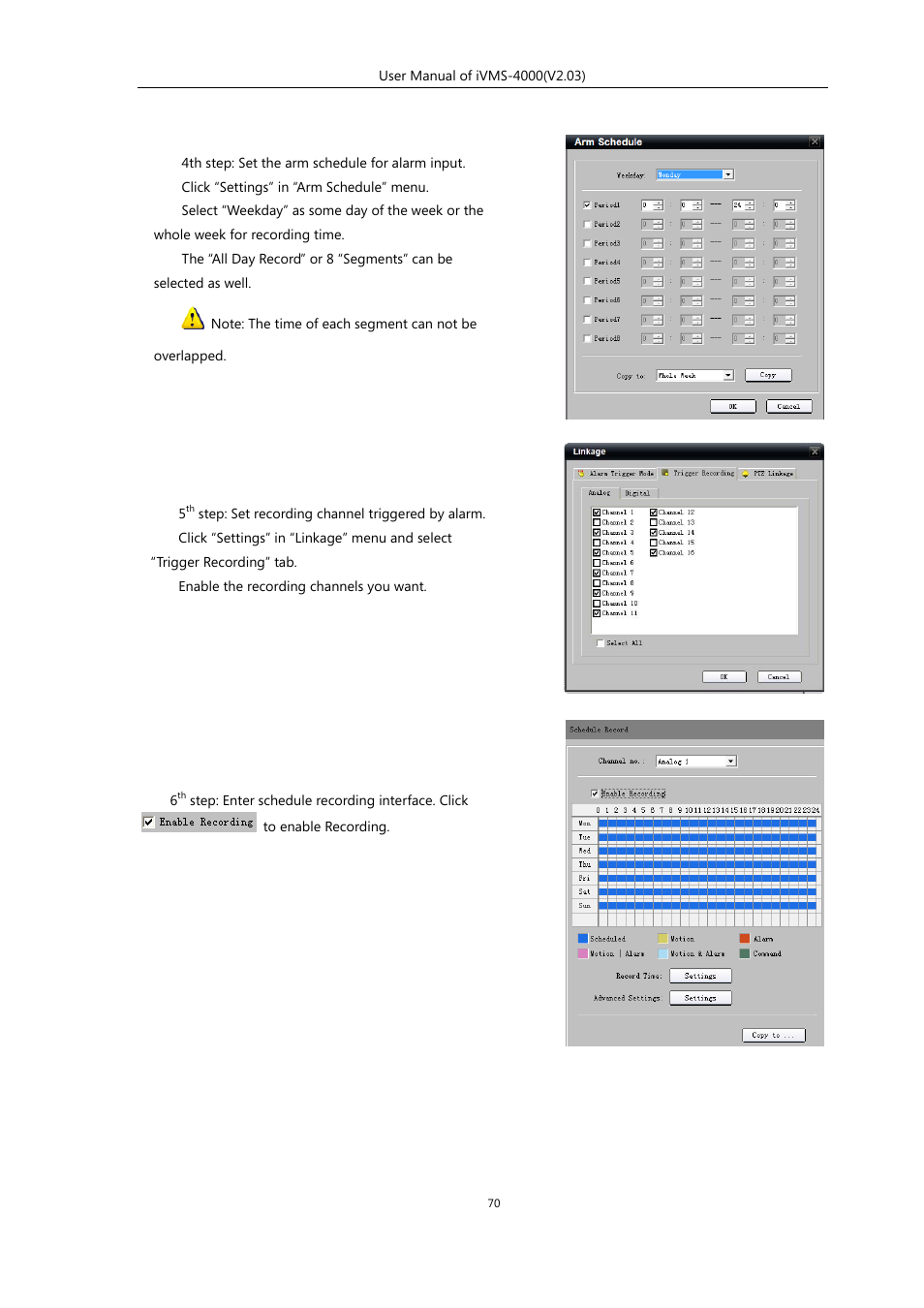 eLine Technology iVMS-4000 V2.03 User Manual | Page 71 / 112