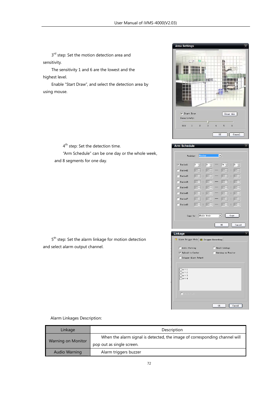eLine Technology iVMS-4000 V2.03 User Manual | Page 73 / 112