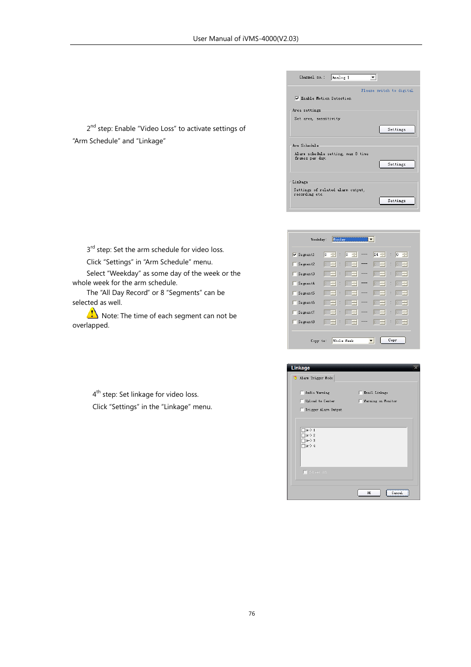 eLine Technology iVMS-4000 V2.03 User Manual | Page 77 / 112