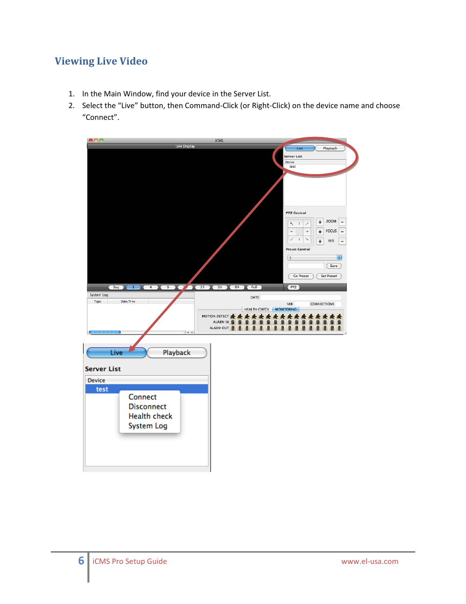 eLine Technology iCMS Pro User Manual | Page 6 / 10