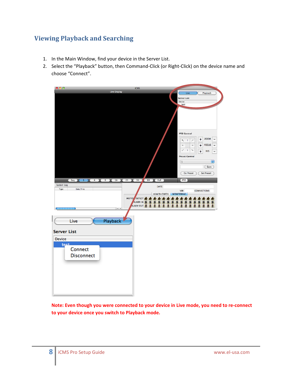 eLine Technology iCMS Pro User Manual | Page 8 / 10