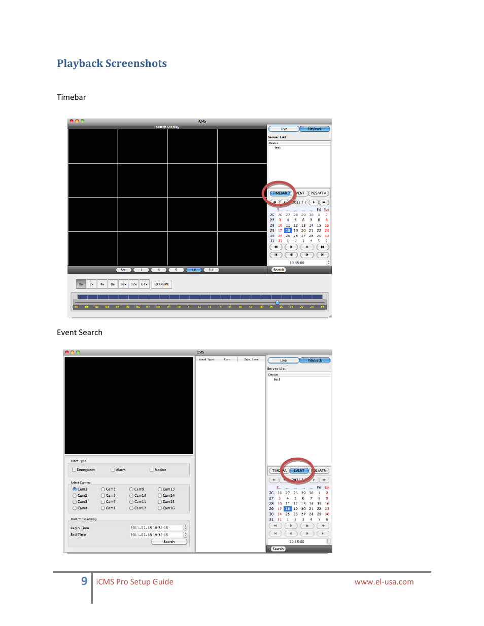 eLine Technology iCMS Pro User Manual | Page 9 / 10