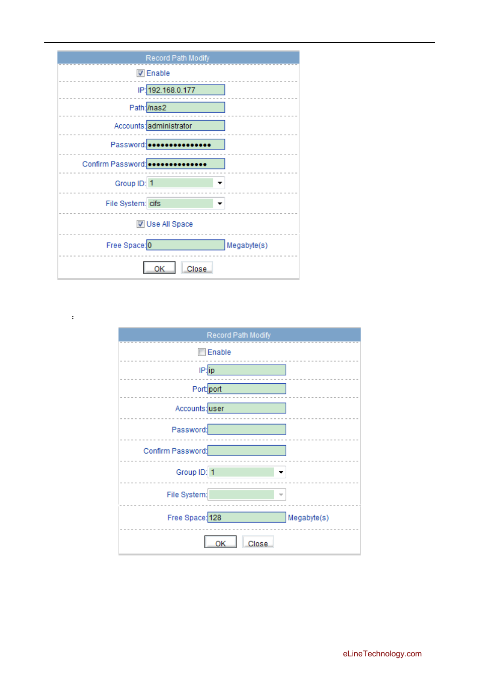 9 privacy masking setting, Rivacy, Asking setting | eLine Technology SIP Web Browser Guide v1.0 User Manual | Page 22 / 29