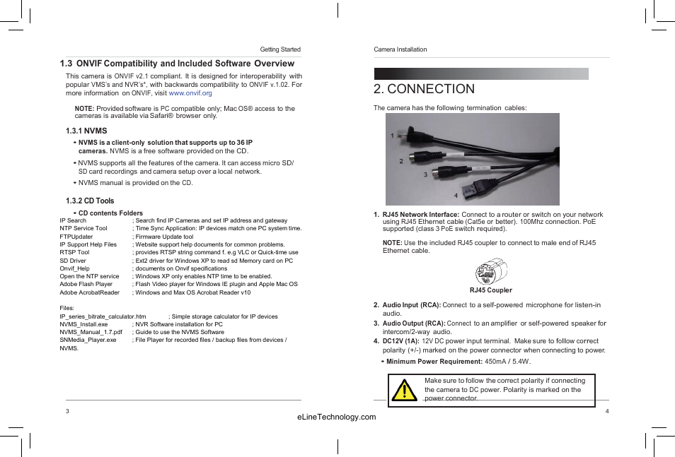 Connection | eLine Technology SIP-D User Manual | Page 7 / 36