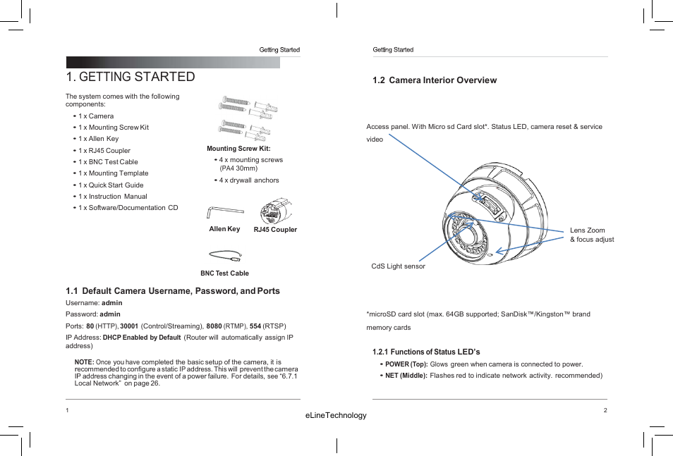 Getting started | eLine Technology SIP-ED-R User Manual | Page 6 / 36