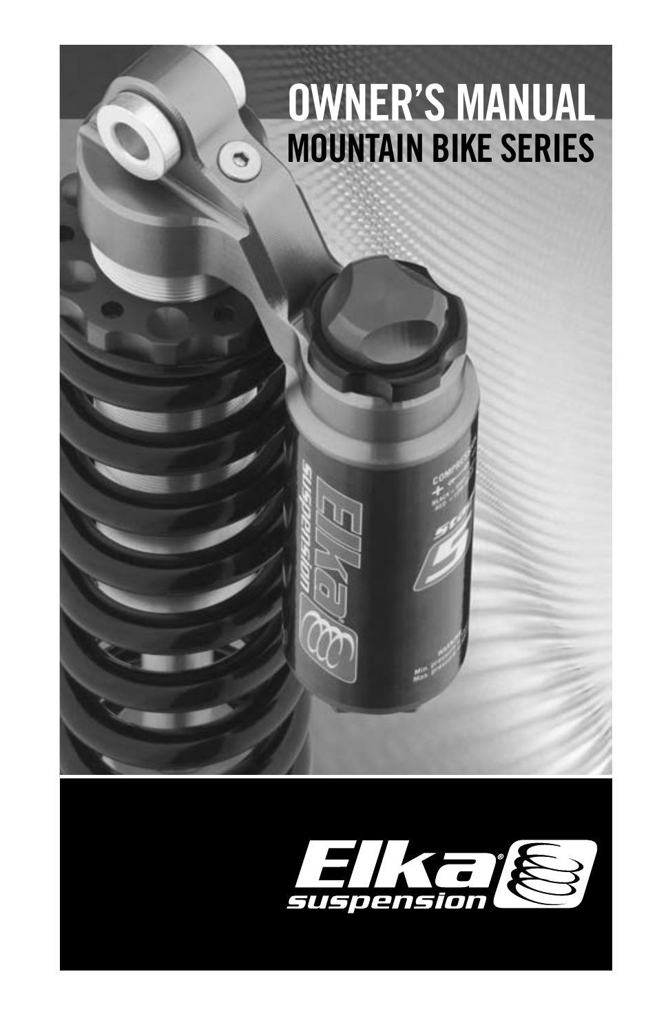 Elka Suspension MOUNTAIN BIKE SERIES User Manual | 16 pages