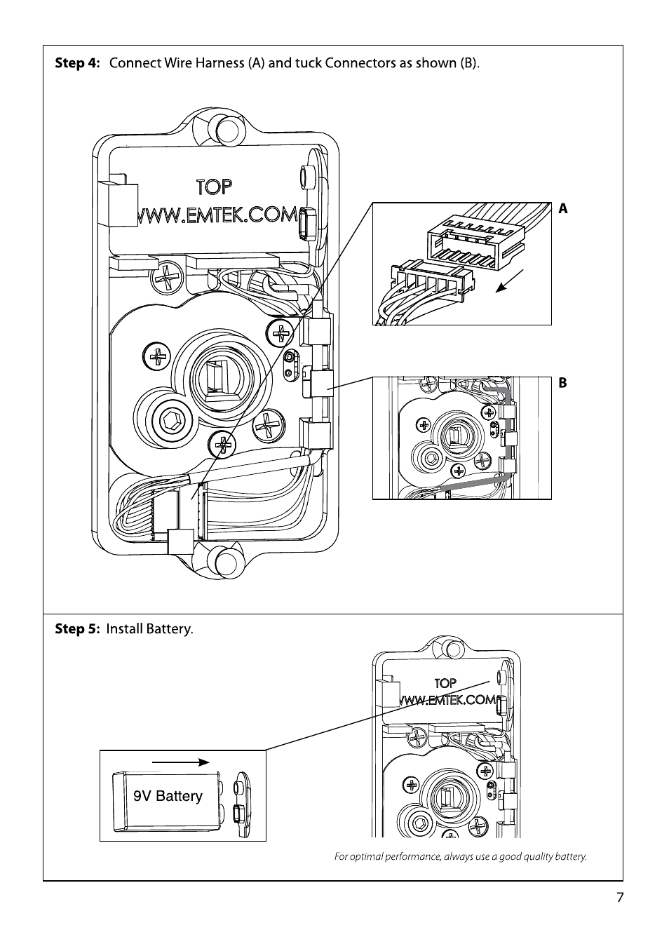 Emtek Modern Keypad Deadbolt Locksets User Manual | Page 7 / 12