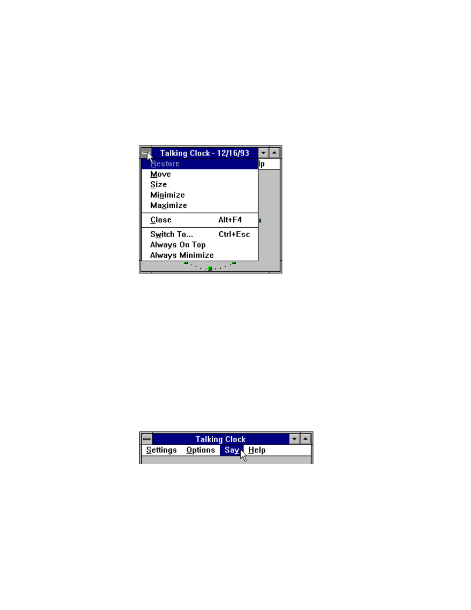 Positioning the clock, Announcing the time | EXP Computer AudioDrive Ver. 3.0 User Manual | Page 68 / 86