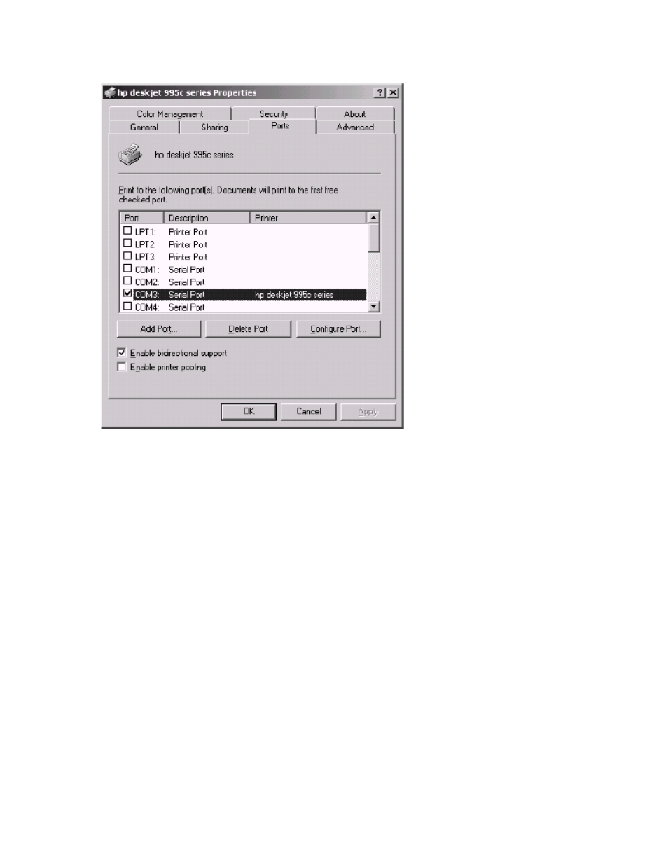 EXP Computer Bluetooth: HP 995C Bluetooth-Enabled Printer User Manual | Page 7 / 14