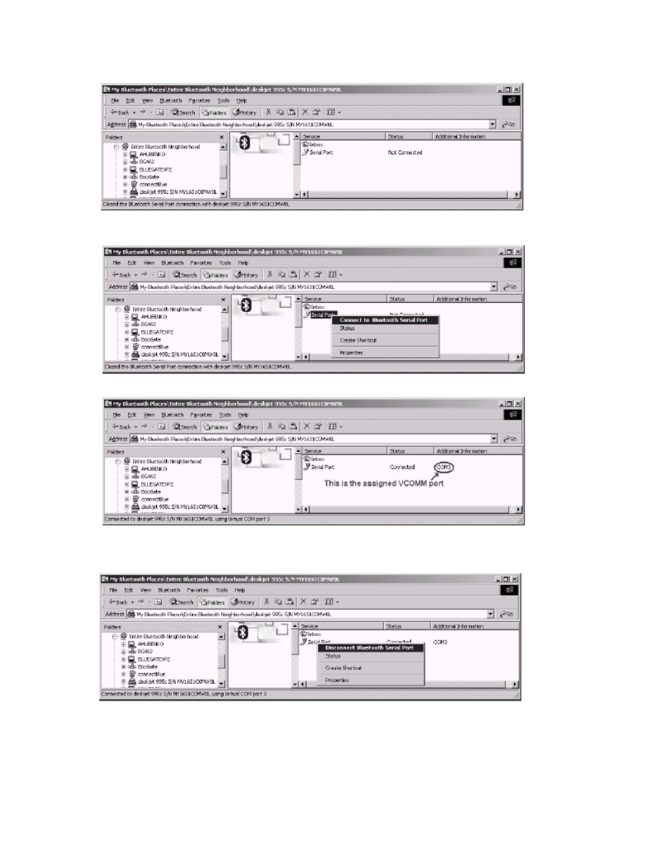 Using the printer under windows xp | EXP Computer Bluetooth: HP 995C Bluetooth-Enabled Printer User Manual | Page 8 / 14