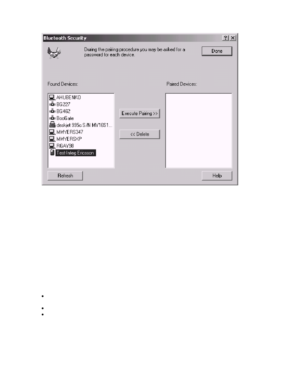 For troubleshooting or further information | EXP Computer Bluetooth: Pairing to the Ericsson T39 Phone Using BTW 1.2 User Manual | Page 10 / 11