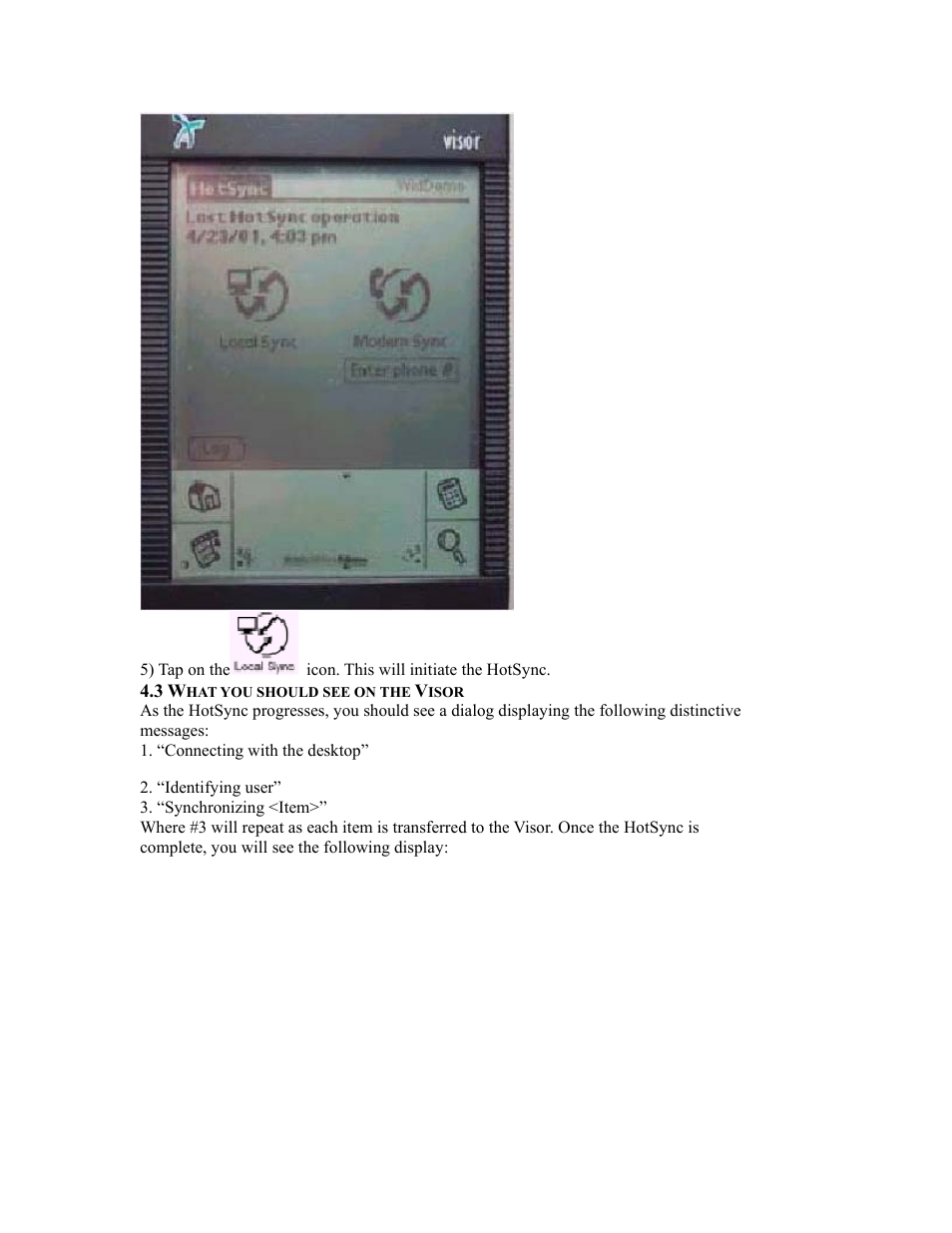 EXP Computer Bluetooth: Wireless HotSync of the Handspring Visor User Manual | Page 13 / 16