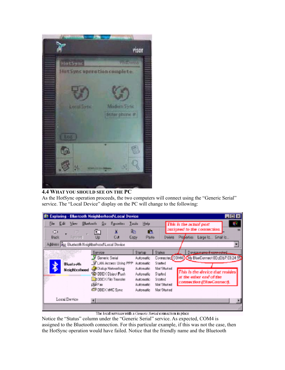 EXP Computer Bluetooth: Wireless HotSync of the Handspring Visor User Manual | Page 14 / 16