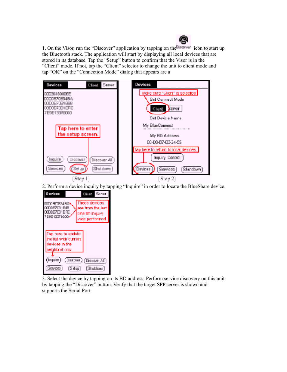 EXP Computer Bluetooth: Wireless HotSync of the Handspring Visor User Manual | Page 9 / 16