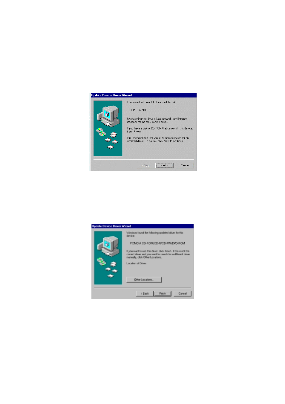 Windows 95 (b) | EXP Computer CD Station User Manual | Page 12 / 27