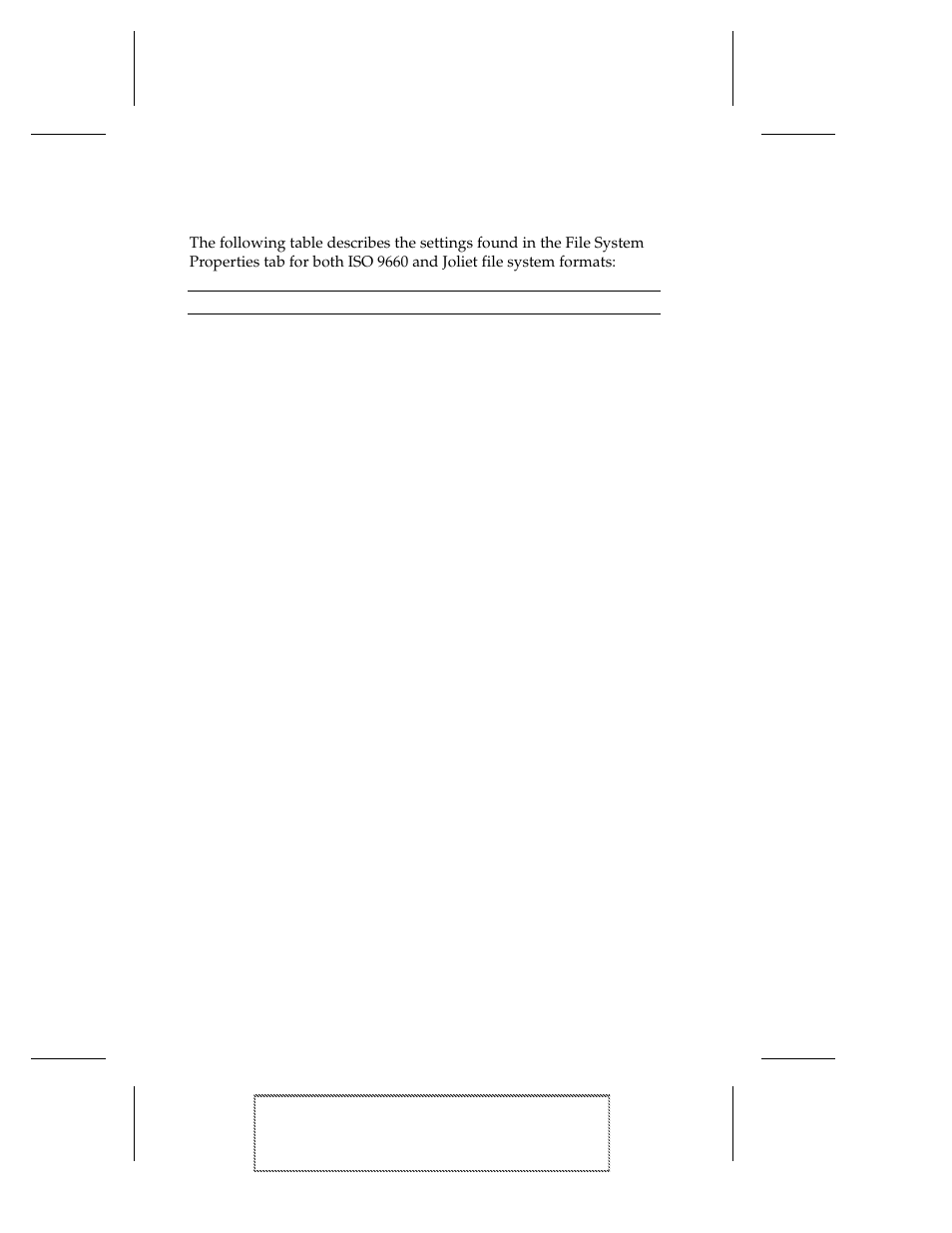 File system properties, File system properties b-8 | EXP Computer EXP CD-Rewriter Bundled S_W User Manual | Page 112 / 130