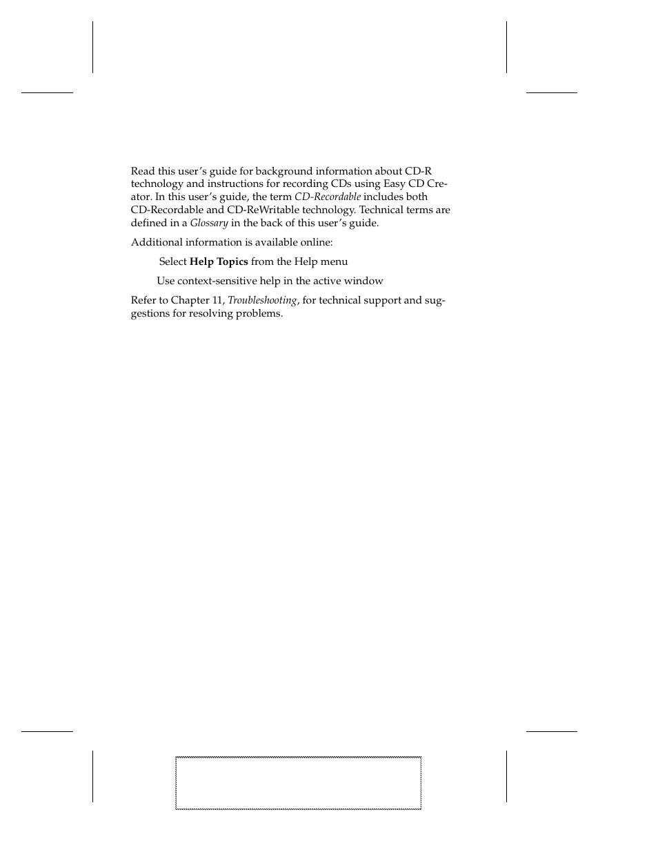 Getting help, Getting help 1-6 | EXP Computer EXP CD-Rewriter Bundled S_W User Manual | Page 16 / 130