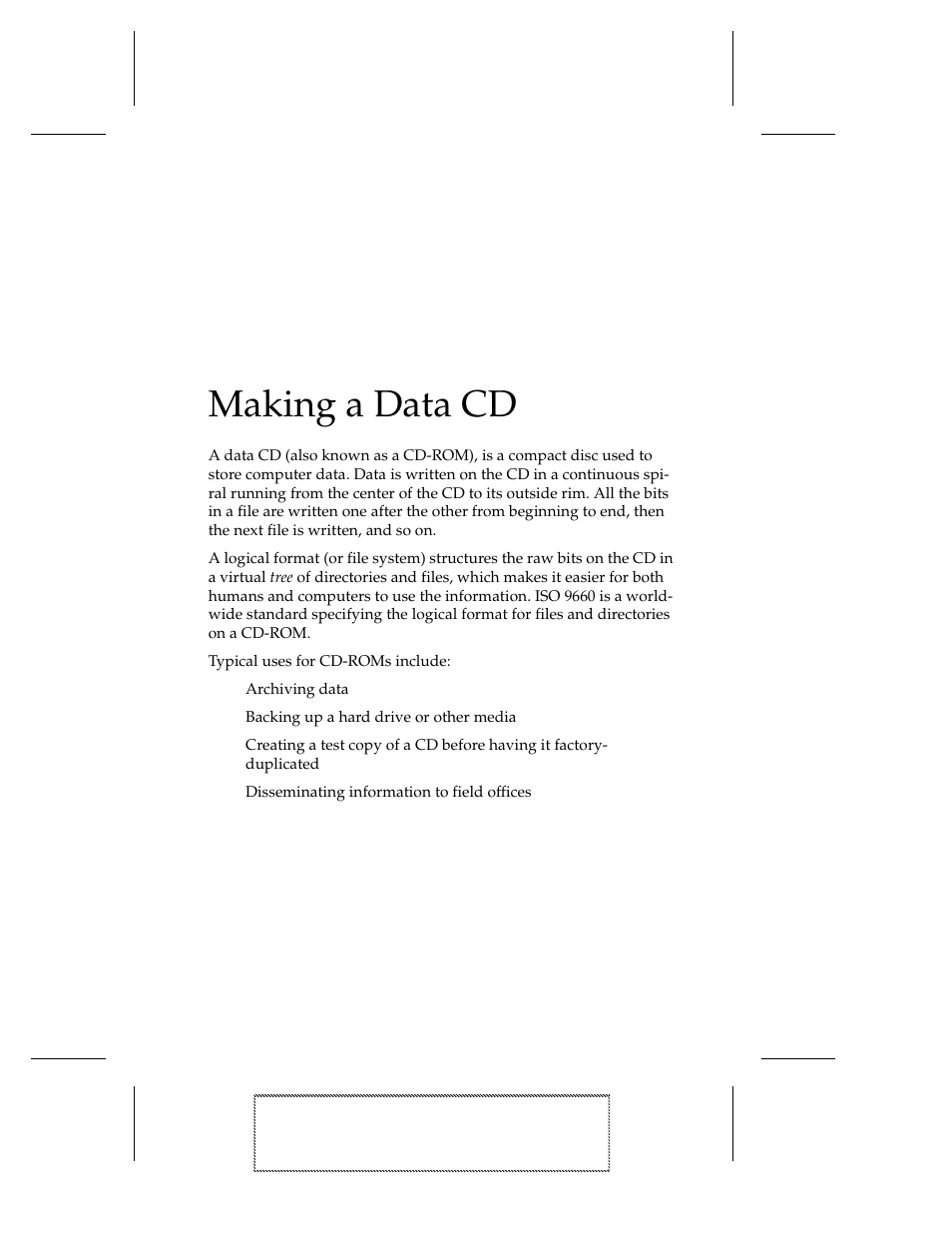 Making a data cd | EXP Computer EXP CD-Rewriter Bundled S_W User Manual | Page 35 / 130