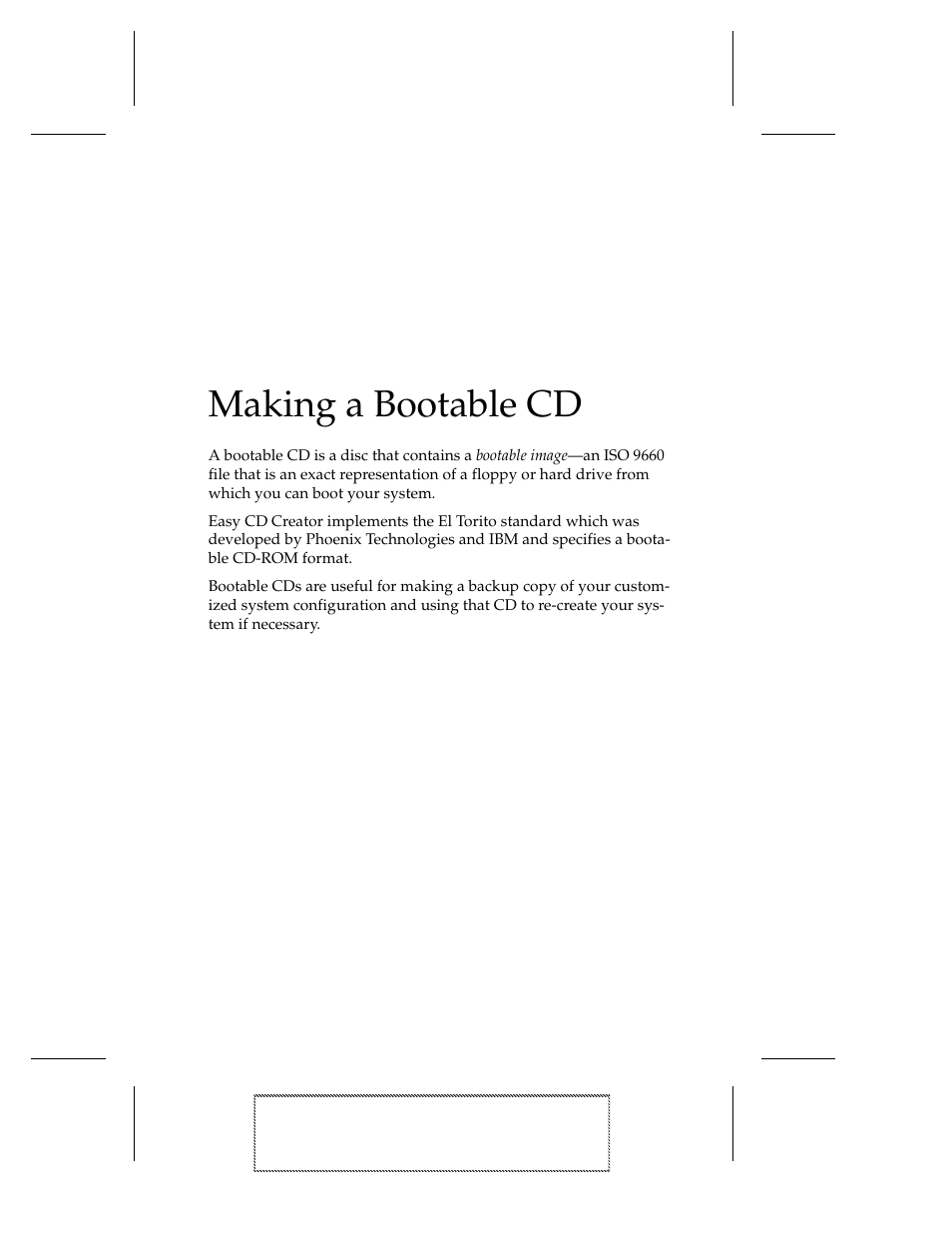 Making a bootable cd, Chap- ter 6, making a bootable cd | EXP Computer EXP CD-Rewriter Bundled S_W User Manual | Page 53 / 130