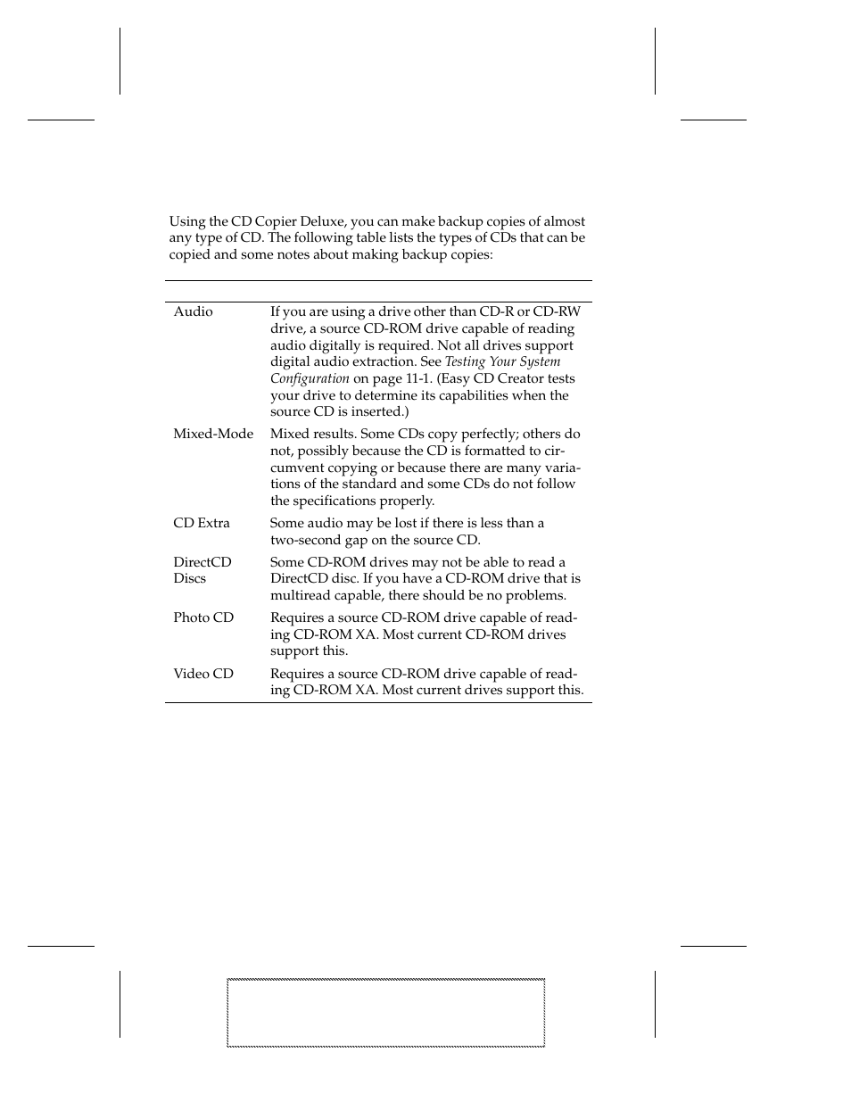 What kinds of cds can i copy, What kinds of cds can i copy? 9-2 | EXP Computer EXP CD-Rewriter Bundled S_W User Manual | Page 68 / 130