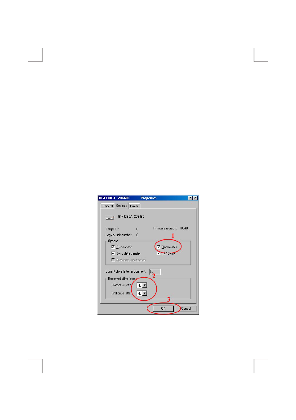 Change the drive letter assigned to hdd | EXP Computer HD TRAVELER E PCMCIA (including Win 2000 XP) User Manual | Page 35 / 36