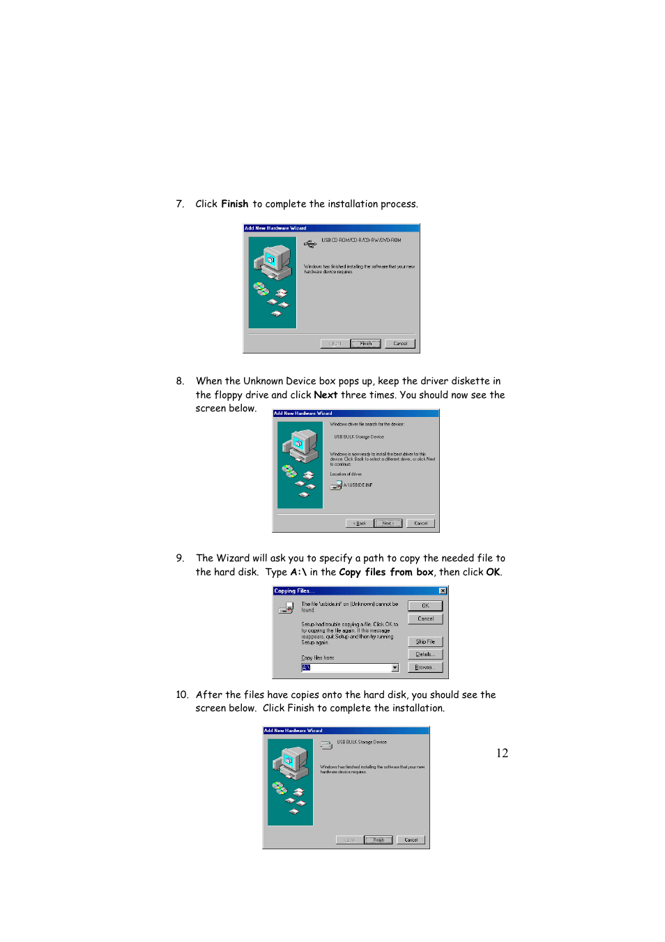 EXP Computer Portable Slim CD_DVD_CDRW Drive User Manual | Page 12 / 24