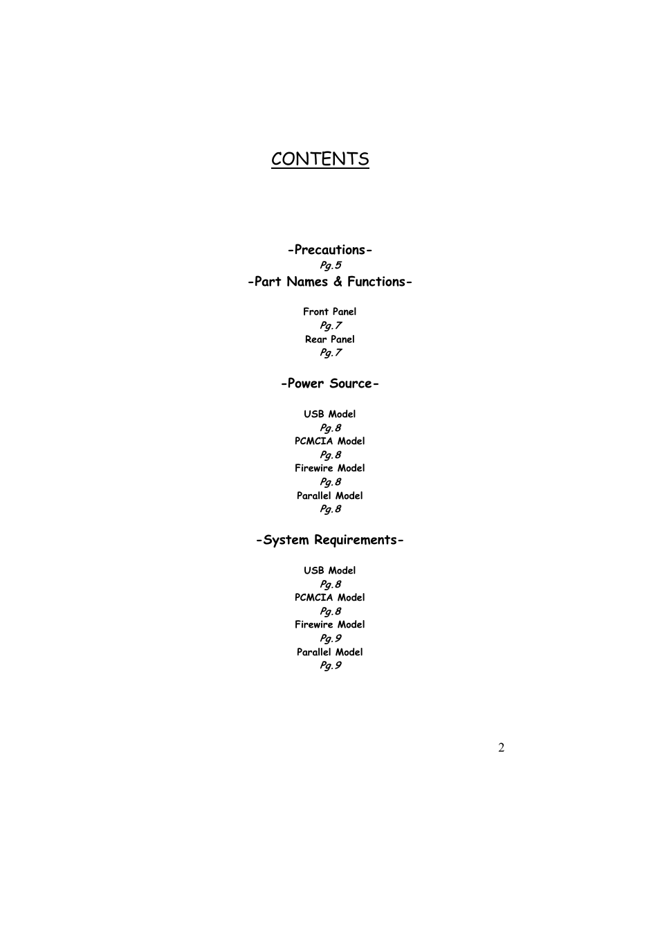 EXP Computer Portable Slim CD_DVD_CDRW Drive User Manual | Page 2 / 24