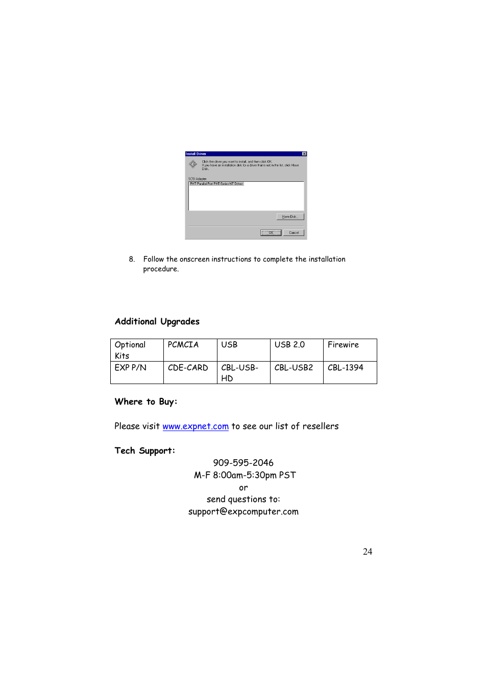 EXP Computer Portable Slim CD_DVD_CDRW Drive User Manual | Page 24 / 24