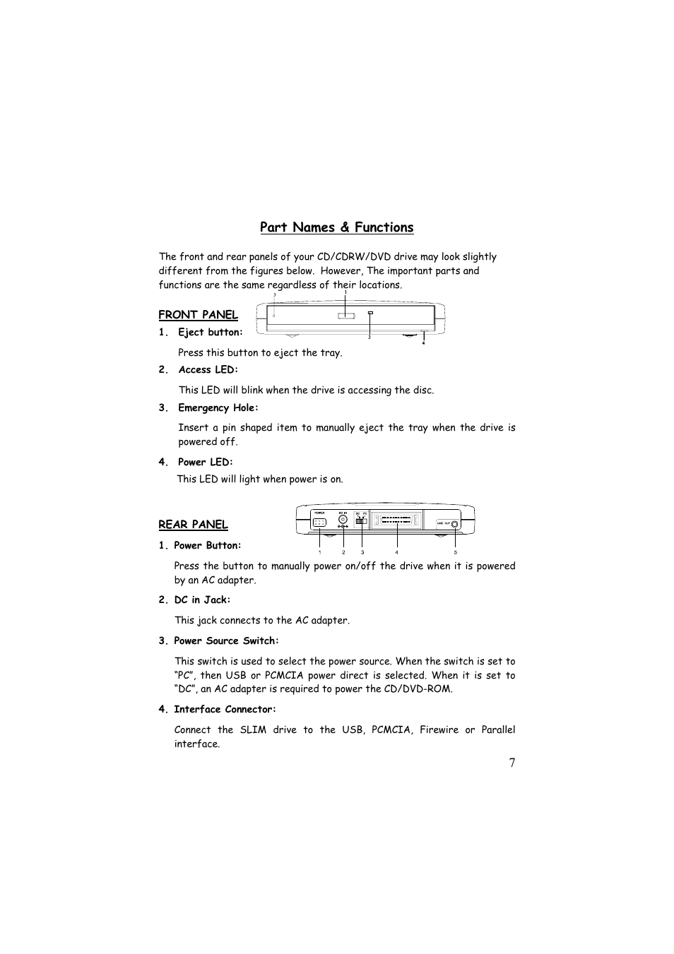 EXP Computer Portable Slim CD_DVD_CDRW Drive User Manual | Page 7 / 24