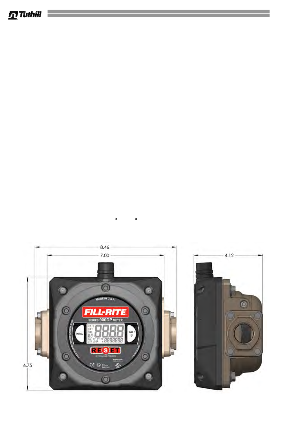 14 technical specifications and information | Fill-Rite 900D Series Digital Liquid Meter User Manual | Page 14 / 16